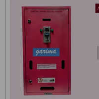 Sanitary Napkin Dispenser Machine - Mild Steel, Semi Automatic Functionality, Red Finish | 1 Year Warranty