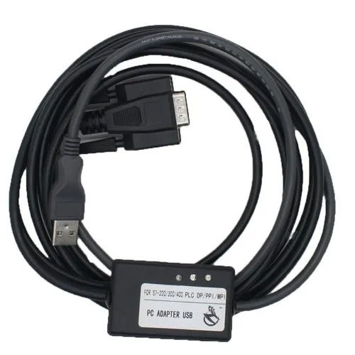 Black Batching Plant Ppi Cable For Plc To Printer