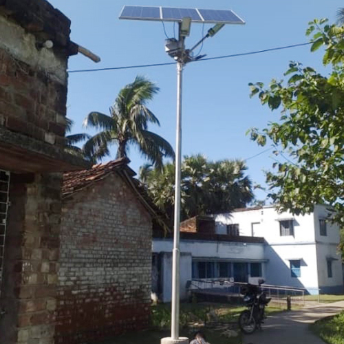 Solar LED Street Light - Stainless Steel, Various Sizes | Automatic Switch Mode for Efficient Lighting