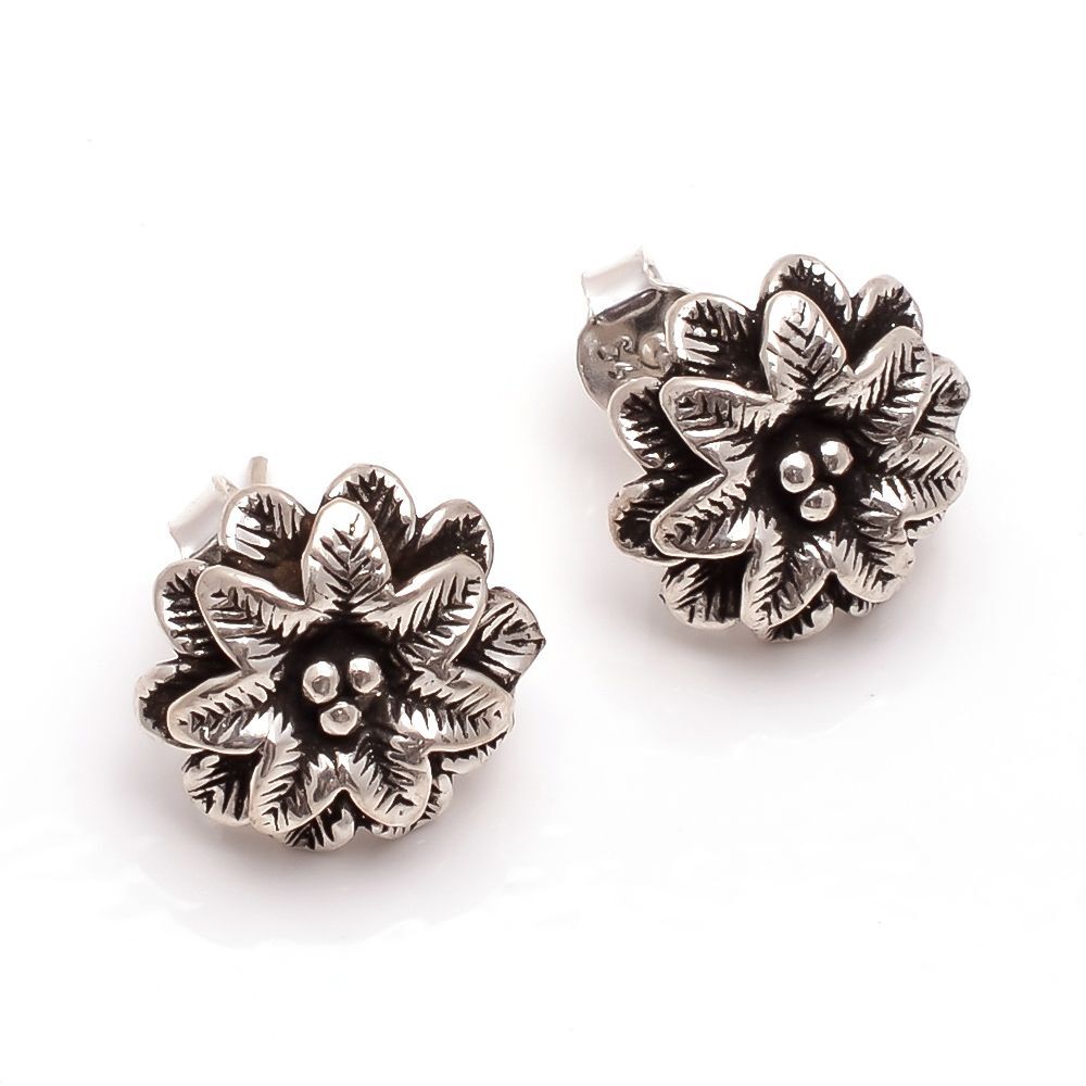 925 Sterling Silver Designer Fine Stud Earrings Girls fashion stud earrings supplier