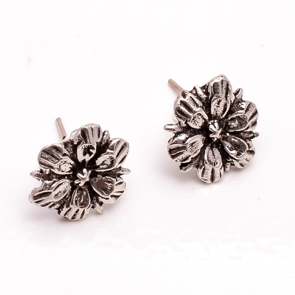 925 Sterling Silver Designer Fine Stud Earrings Girls fashion stud earrings supplier