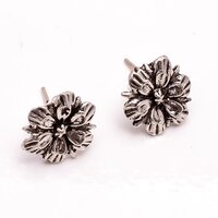 925 Sterling Silver Designer Fine Stud Earrings Girls fashion stud earrings supplier
