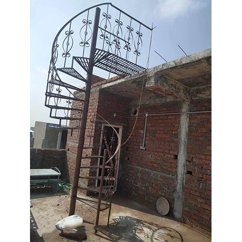 Rodent Proof Steel Spiral Staircase Railing