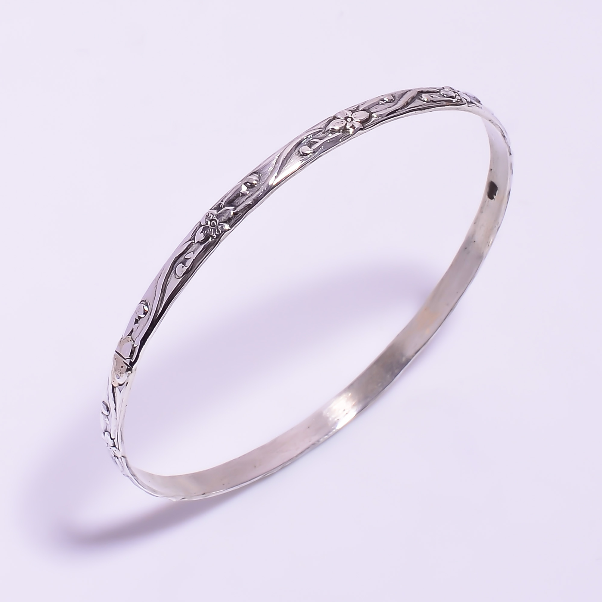 925 Sterling Silver Designer Fine Bangle Girls fashion Bangles Exporter