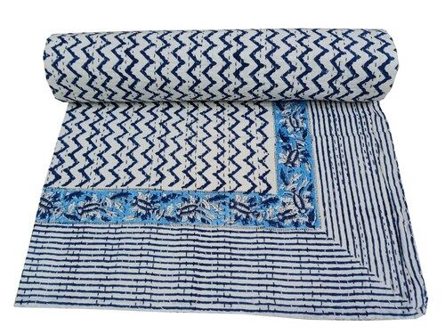 100% Cotton Kantha Quilt Bedspred