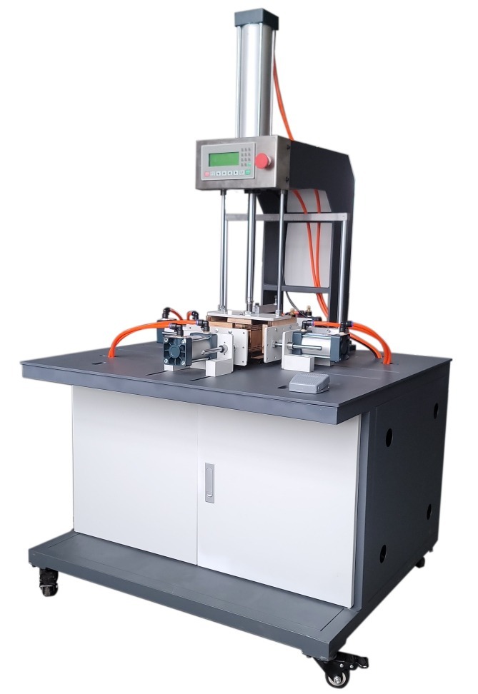 Blue & Gray Bubble Pressing Machine