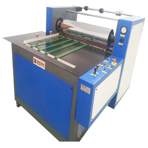 Thermal Lamination Machine - Mild Steel, Blue Color | Semi Automatic, Eco Friendly, High Performance, Simple Control, PLC Control