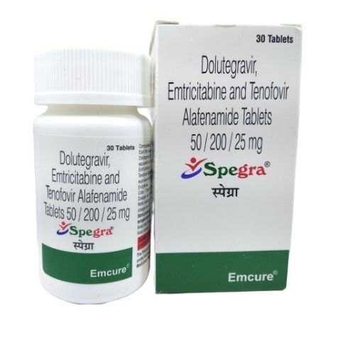 Spegra 50 (Dolutegravir 50mg  Emtricitabine 200mg  Tenofovir Alafenamide 25mg)