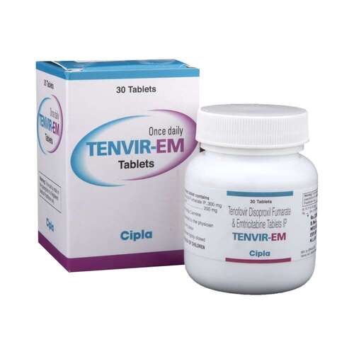 Tenvir Em (Emtricitabine 200Mg  Tenofovir Disoproxil Fumarate 300Mg) General Medicines