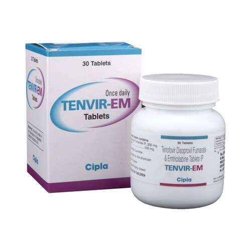 Tenvir Em (Emtricitabine 200mg  Tenofovir Disoproxil Fumarate 300mg)