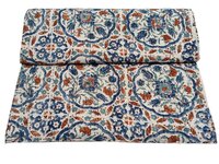 Cotton Kantha Quilt Bedspred