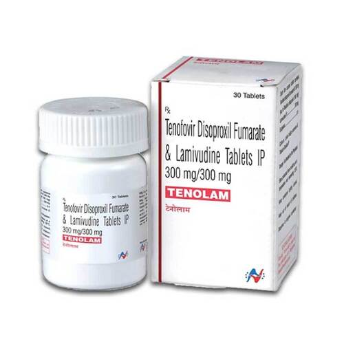 Tenolam (Lamivudine 300Mg  Tenofovir Disoproxil Fumarate 300Mg) General Medicines