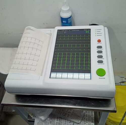 12 CHANNLE ECG WITH TOUCH SCREEN