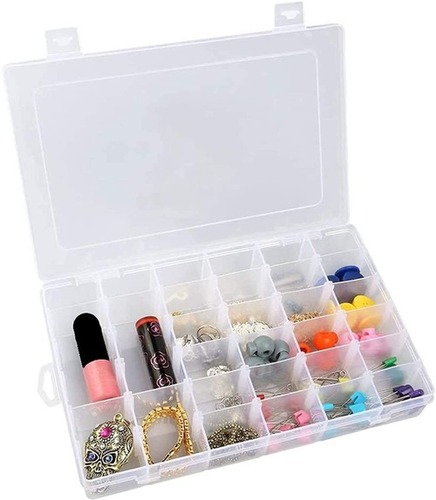 36 Grid Multipurpose Plastic Storage Box With Removable Dividers