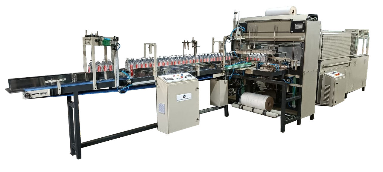 Fully Automatic Web Sealer With Shrink Wrapping Machine