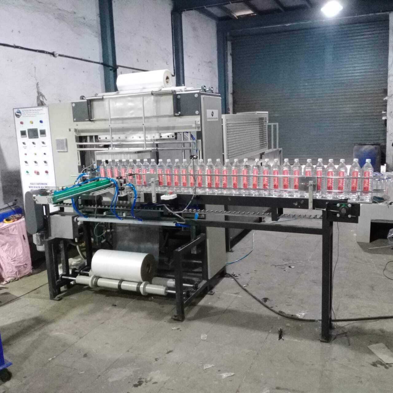 Fully Automatic Web Sealer With Shrink Wrapping Machine