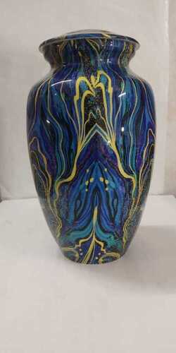 Aluminium Cremation Urn Colorful Design