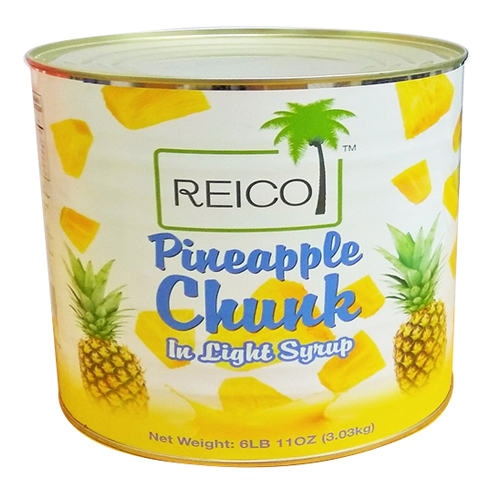 3.03kg Reico Canned Pineapple Chunks