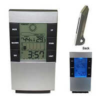 3210 8x4x15cm Weather Forecast Alarm Clock