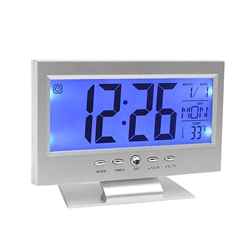 8082 Digital Calendar Clock With Backlight