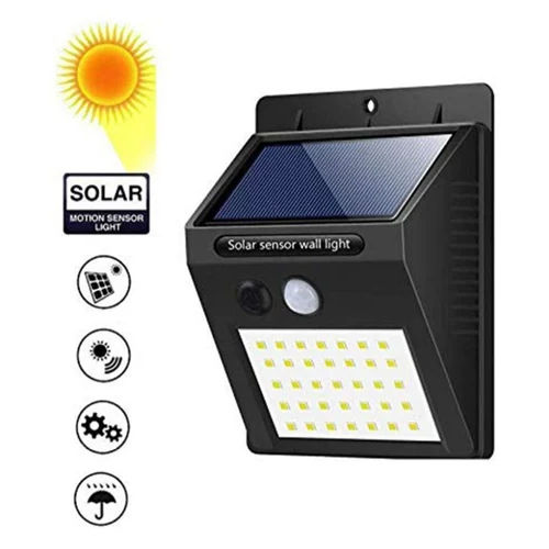 Solar Powered 30 Led Wall Light