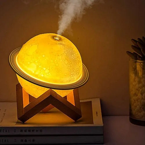 14x14x9cm ABS Plastic Moon Lamp Cool Humidifier