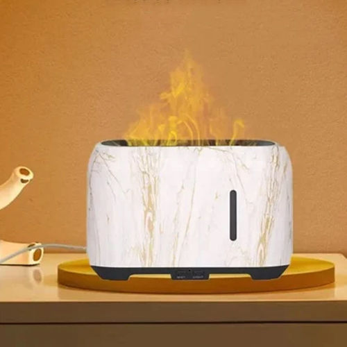 White 600G 3D Flame Humidifier