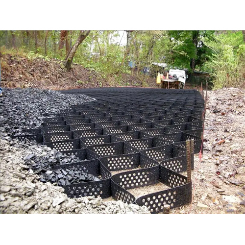 200mm Height Textured Perforated Geocell For Earth Stabilization