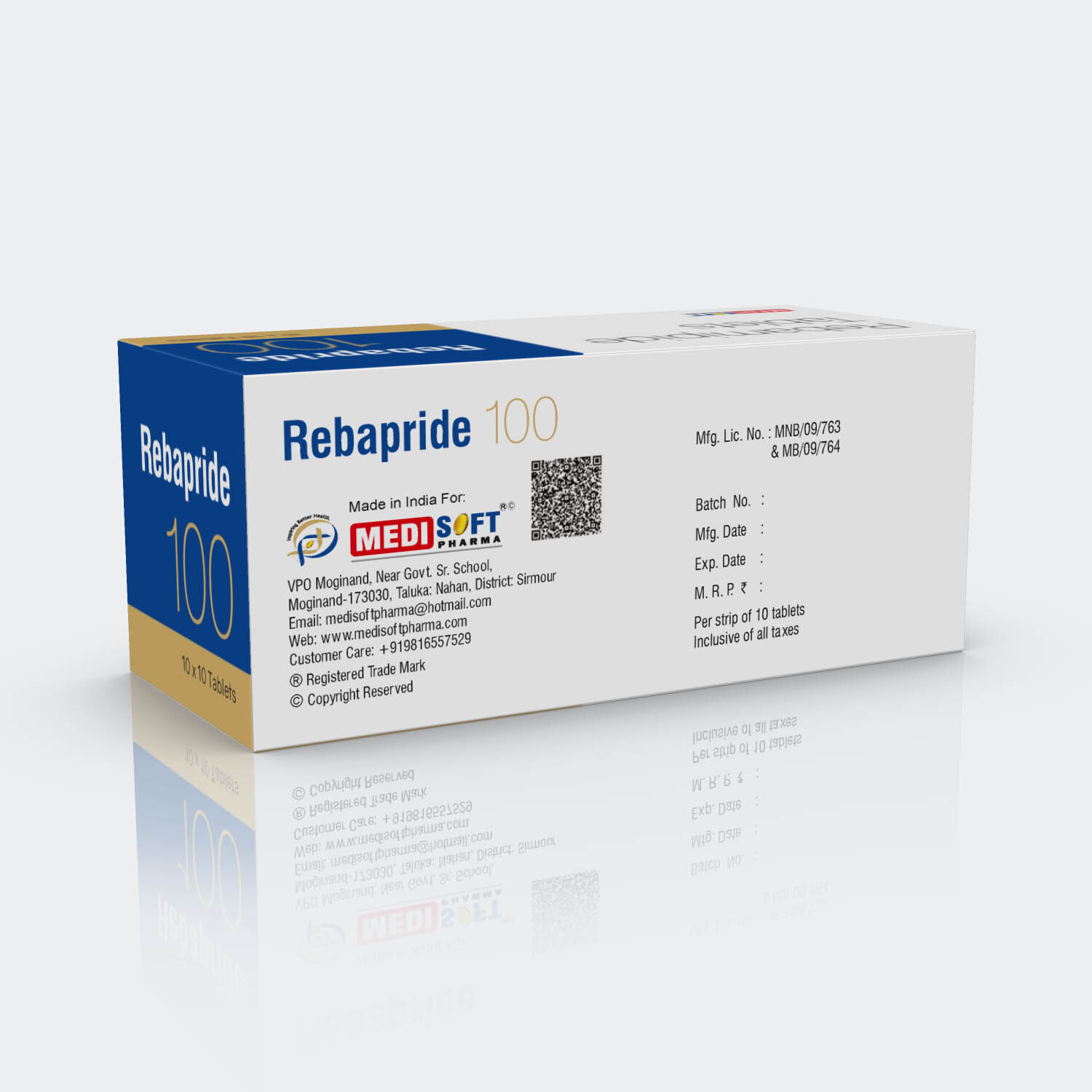 REBAPRIDE-100 TABLET