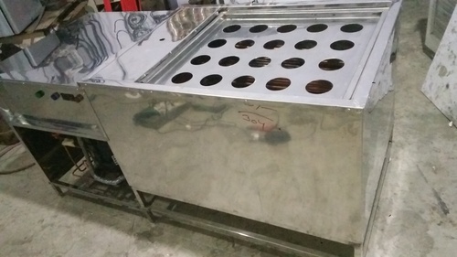 ss kulfi and cassata roll slice ice cream making machine