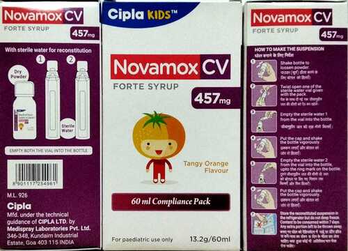 Novamox 457mg Forte Syp