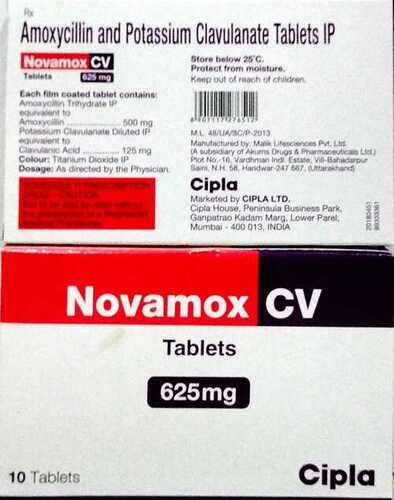 Novamox Cv 625mg Tab