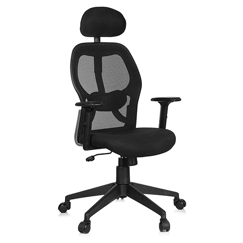 Machine Made 19.5X20X54 Inch Mbtc Ragzer High-Back Office Chair With Adjustable Arms