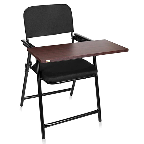 Machine Made 17X18X33 Inch Mbtc Mavic Folding Study Chair With Cushion And Adjustable Writing Pad