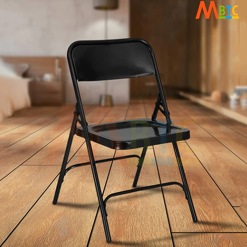 Machine Made Classic Black Folding Chair