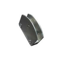 Smooth Stainless Steel Glass D Bracket