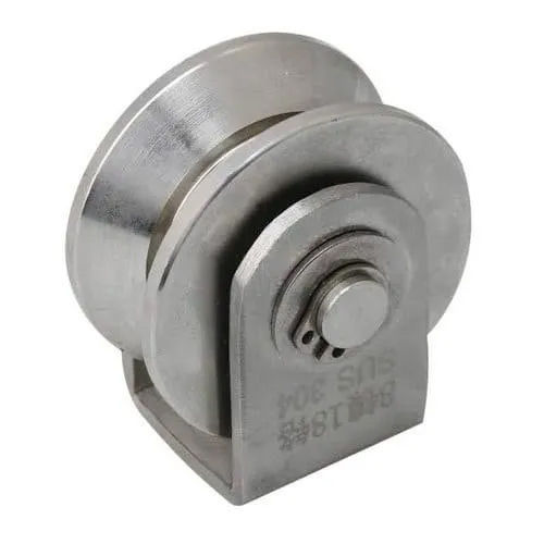 Stainless Steel U Groove Gate Roller Wheel Application: Door Fittings