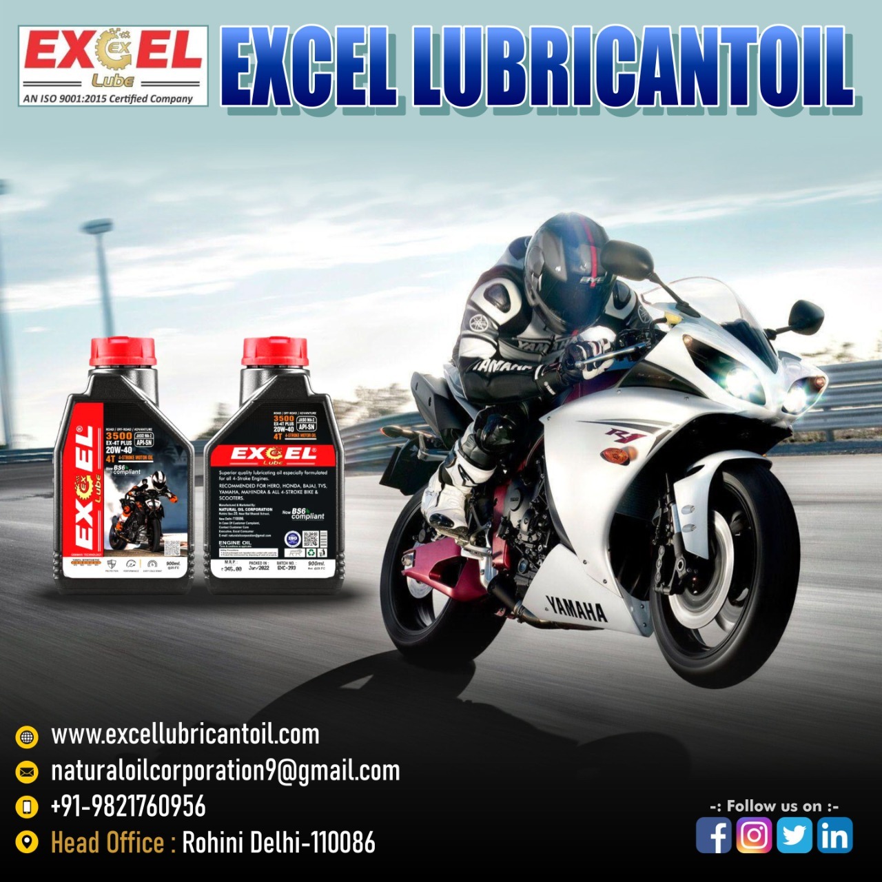 Motorcycle Engine Oil bike 4t