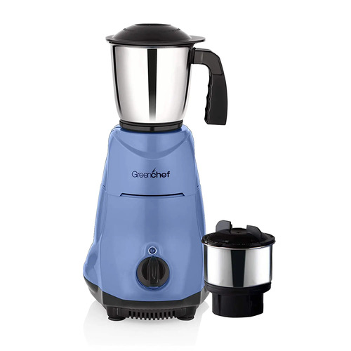 Blue Mixer Grinder With 2 Stainless Steel Jar