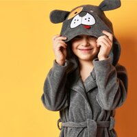 Microfiber Baby Hooded Bathrobe