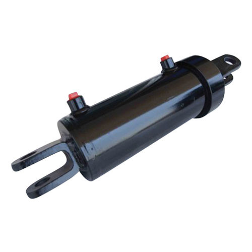 Black Telescopic Hydraulic Cylinder