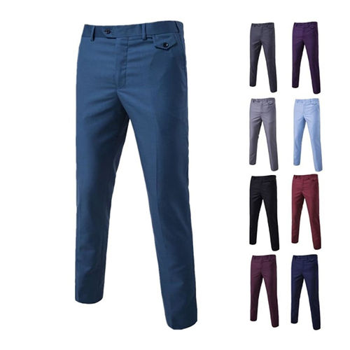 Different Available Mens Slim Fit Formal Pant