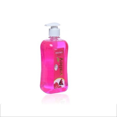 MRP 80 Valley Handwash Rose - 500ml Liquid Hygienic Combination with Red Rose Extract and Alcohol-Free Formula