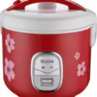 Electric Rice Cooker With Steaming Feature