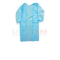 Disposable Surgical Gown - Spunbond Nonwoven Pp, Size S-xxl, Color Medical Blue & White, Ce Certified, Round Collar Design, Single-use & Sterile