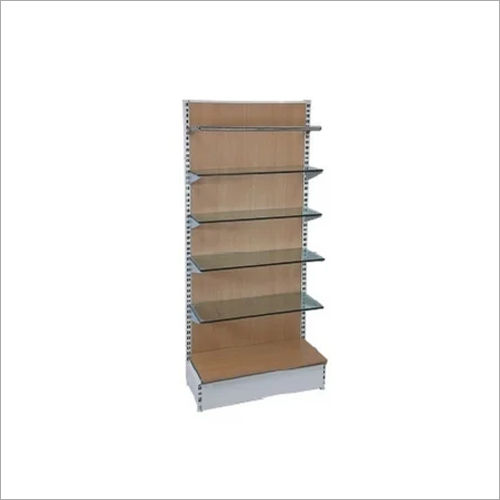 Brown Wall Unit With Pl Back Board