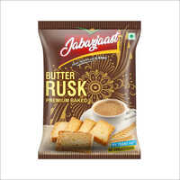 Multicolor Butter Rusk Packaging Pouches