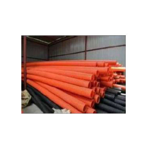 Red & Black 32Mm Hdpe Double Wall Corrugated Pipe