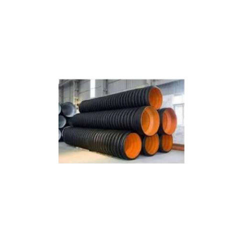 Black & Orange Dwc Pipe Double Wall Corrugated Pipe