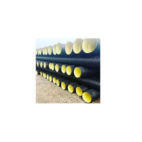 Black Double Wall Corrugated Pipe